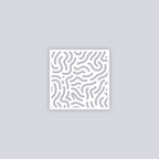 Maze Runner Square Clay Stencil