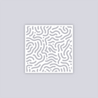 Maze Runner Square Clay Stencil