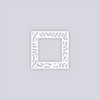 Maze Runner Square Rim Clay Stencil