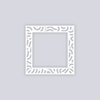 Maze Runner Square Rim Clay Stencil