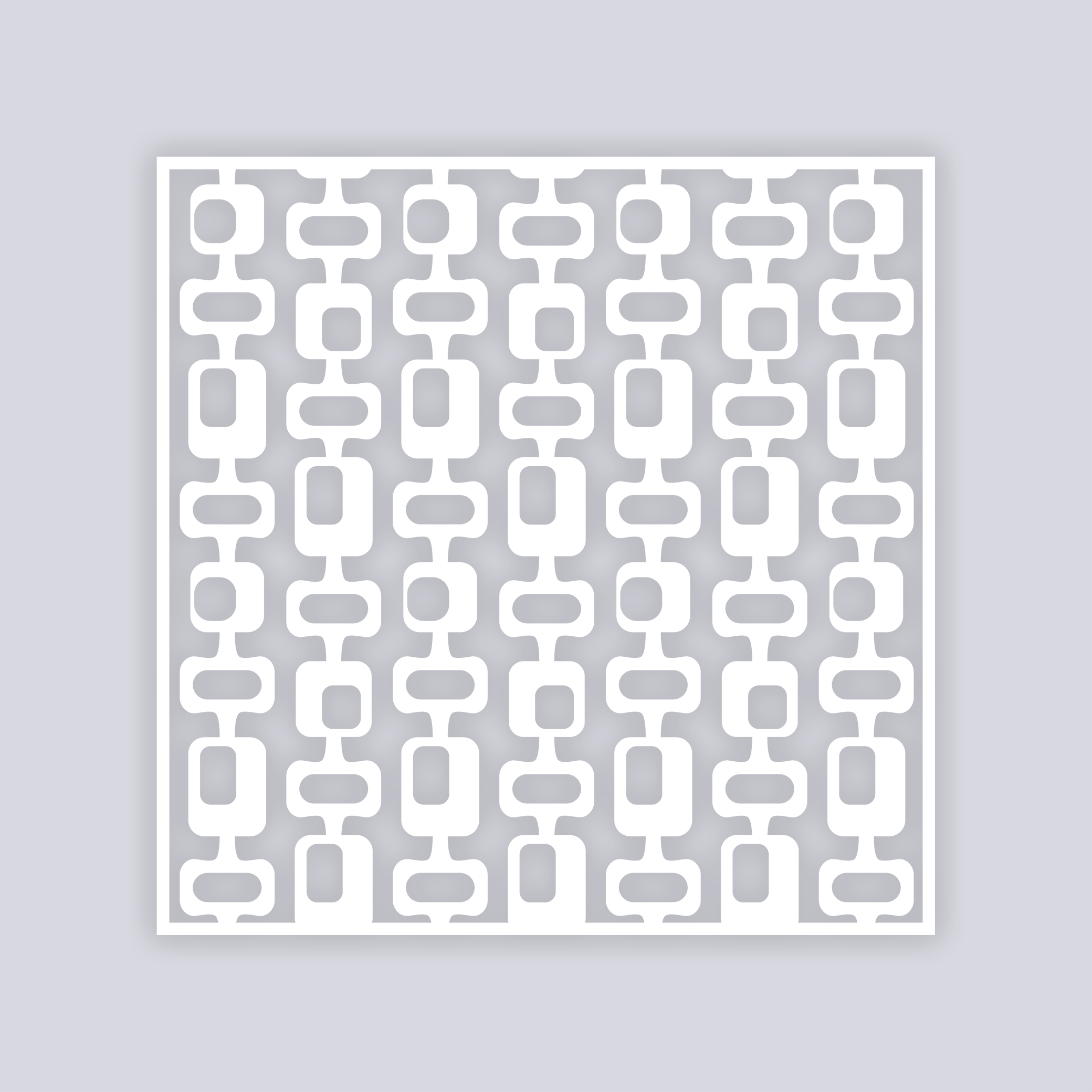 Mid Century Modern Square Clay Stencil