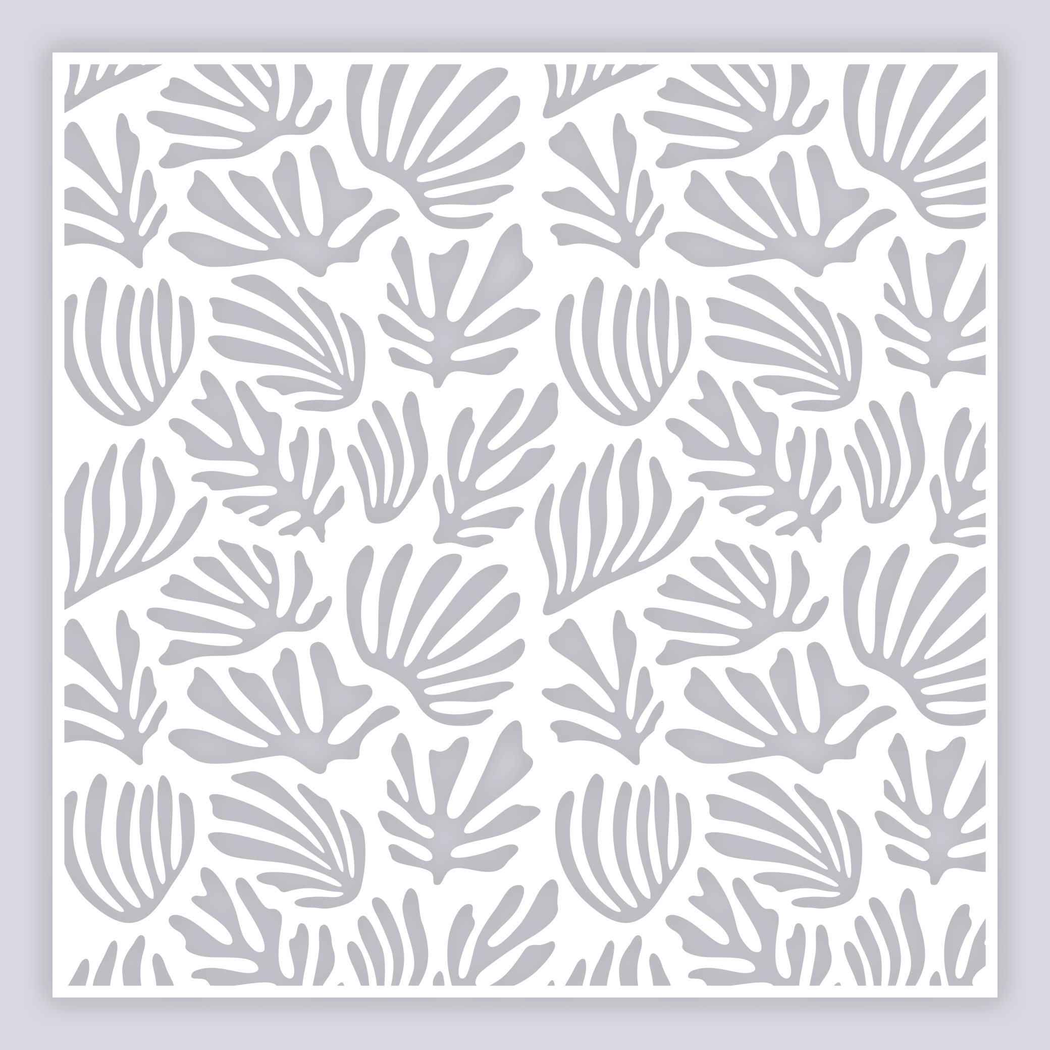 Modern Reef Full Clay Stencil