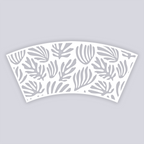 Modern Reef Lg Cup Clay Stencil