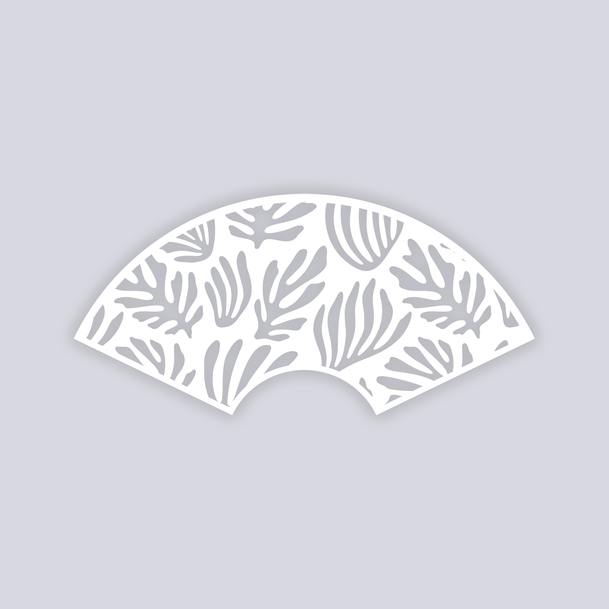 Modern Reef Lg Cup Clay Stencil
