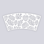 Modern Reef Lg Cup Clay Stencil