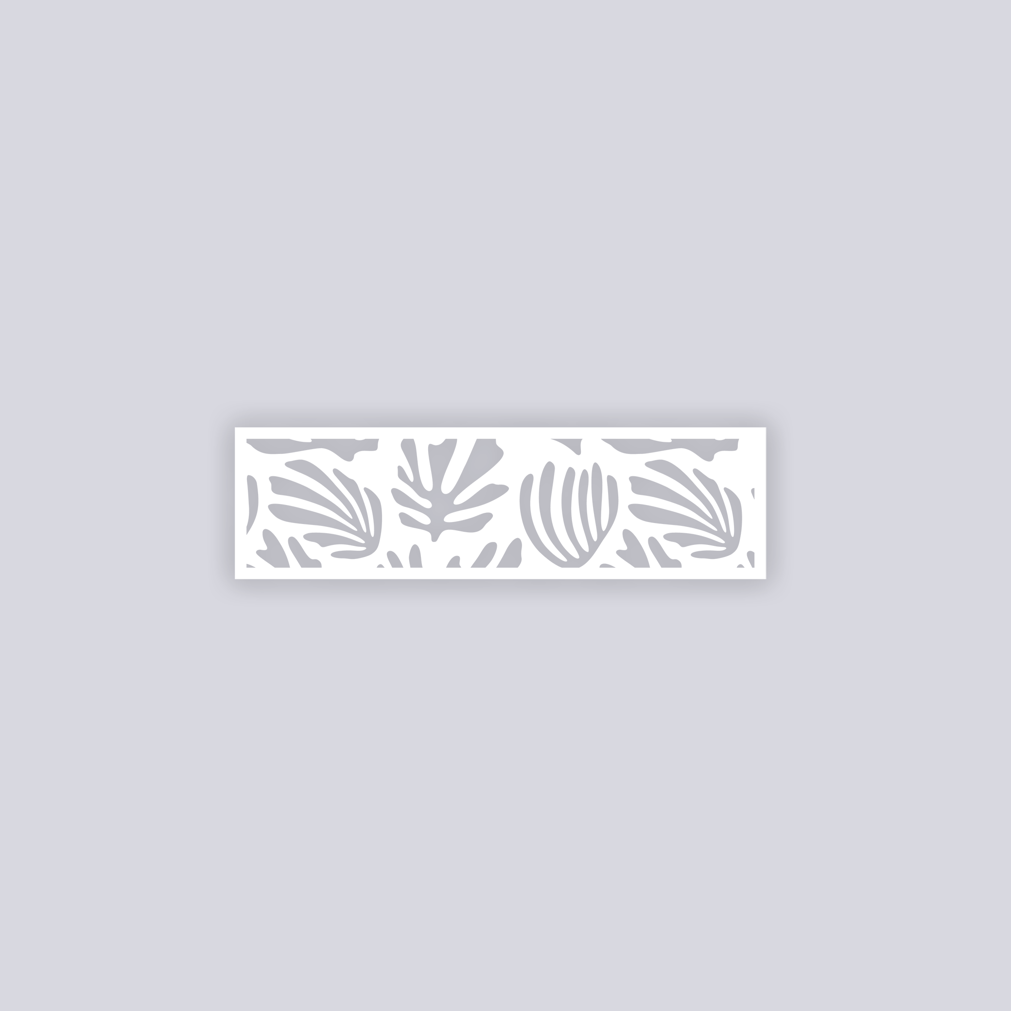 Modern Reef Rectangle Clay Stencil