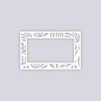 Modern Reef Rectangle Rim Clay Stencil