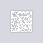 Modern Reef Square Clay Stencil