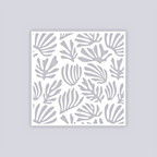 Modern Reef Square Clay Stencil