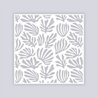 Modern Reef Square Clay Stencil