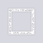 Modern Reef Square Rim Clay Stencil