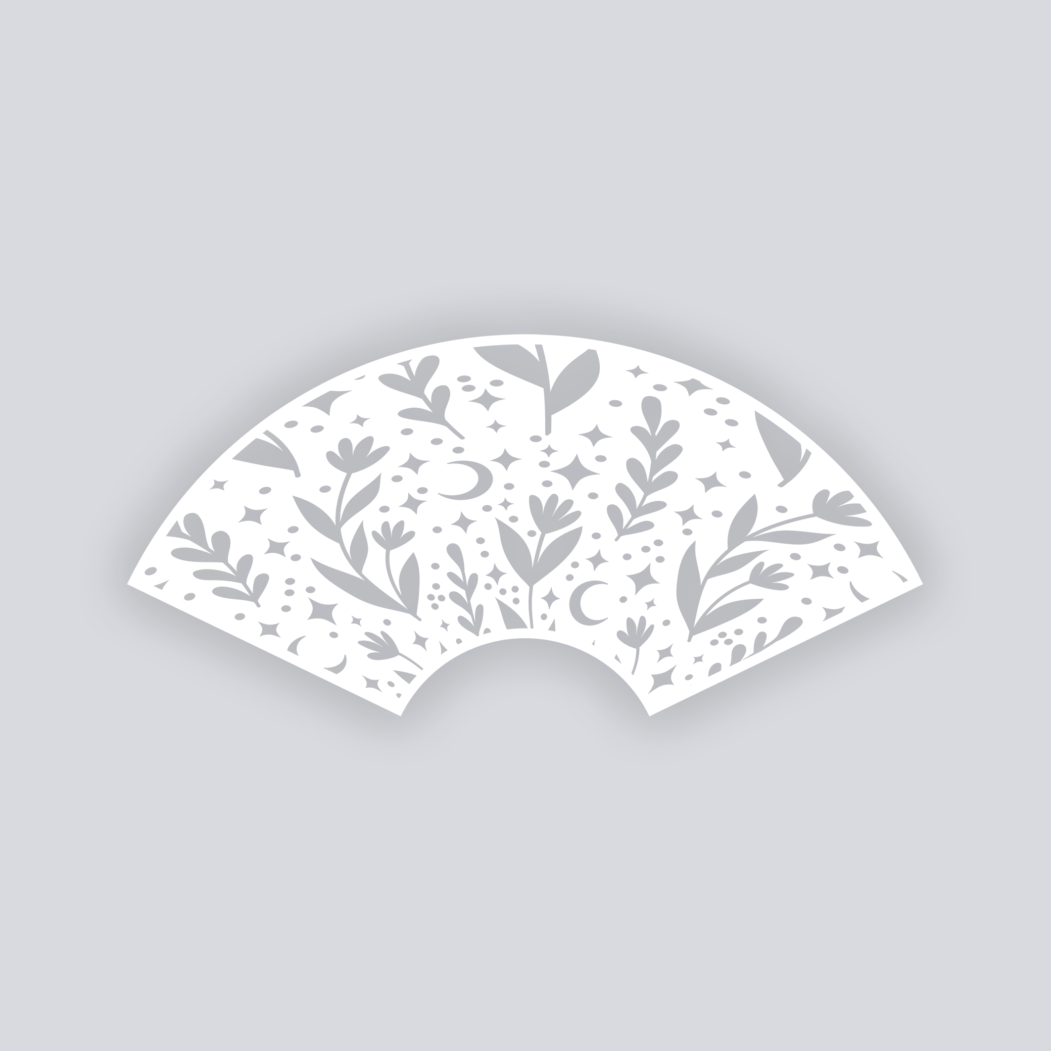 Moonlit Meadow Cups + Cones Clay Stencil