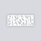 Moonlit Meadow Rectangle Clay Face Stencil
