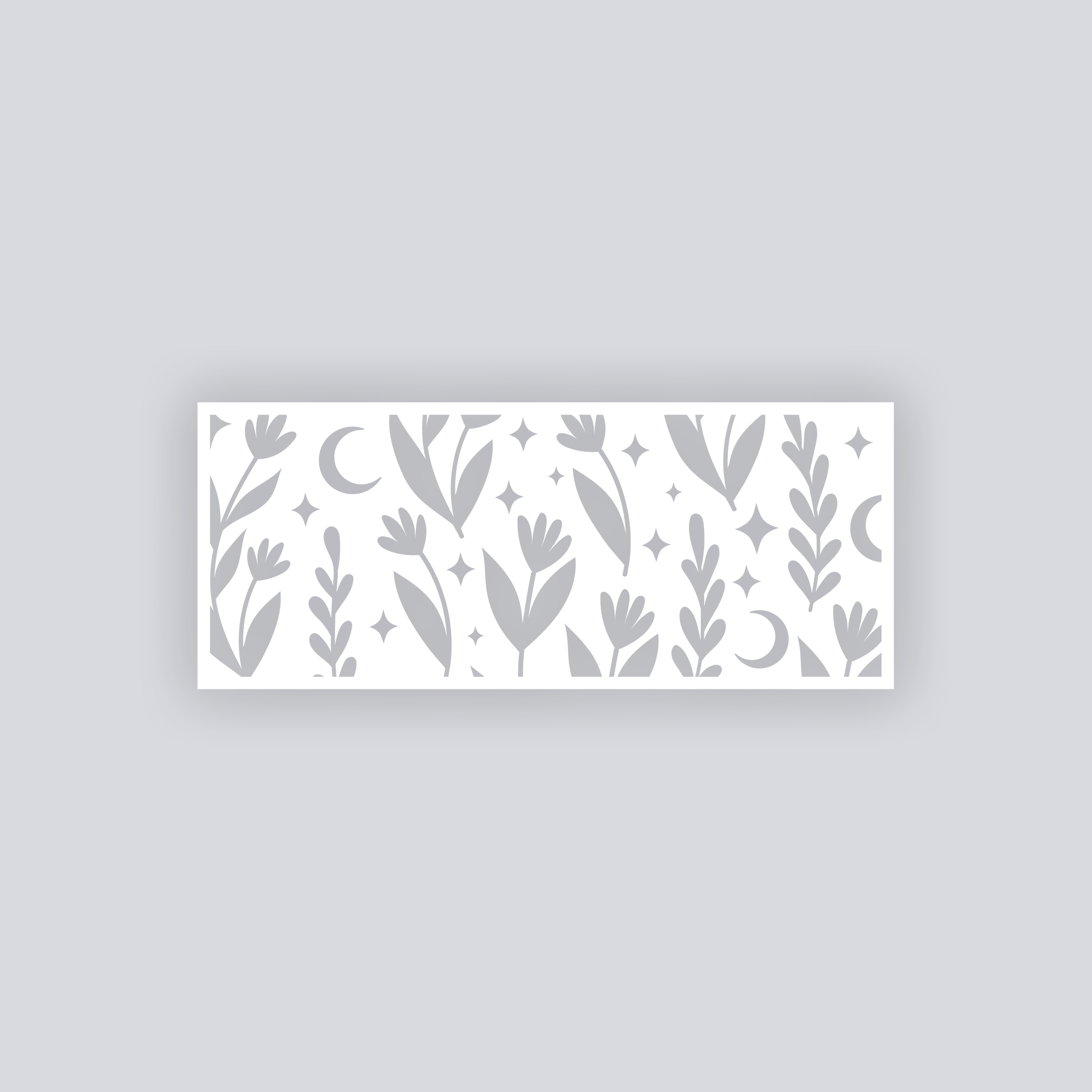 Moonlit Meadow Rectangle Clay Face Stencil