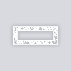 Moonlit Meadow Rectangle Rim Clay Stencil