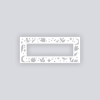 Moonlit Meadow Rectangle Rim Clay Stencil