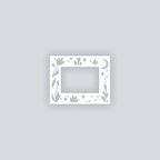 Moonlit Meadow Rectangle Rim Clay Stencil