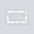 Moonlit Meadow Rectangle Rim Clay Stencil