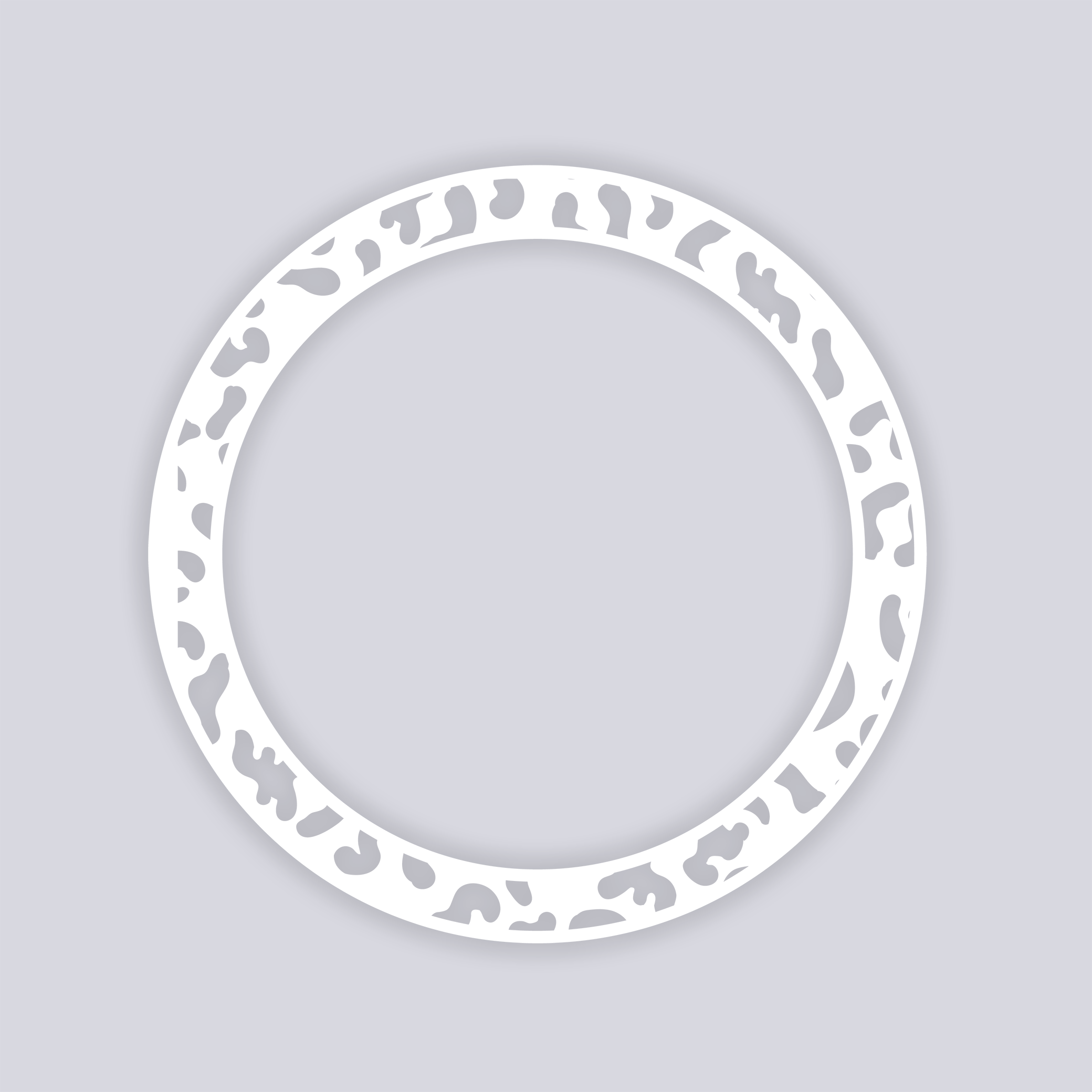 Morph Circle Rim Clay Stencil