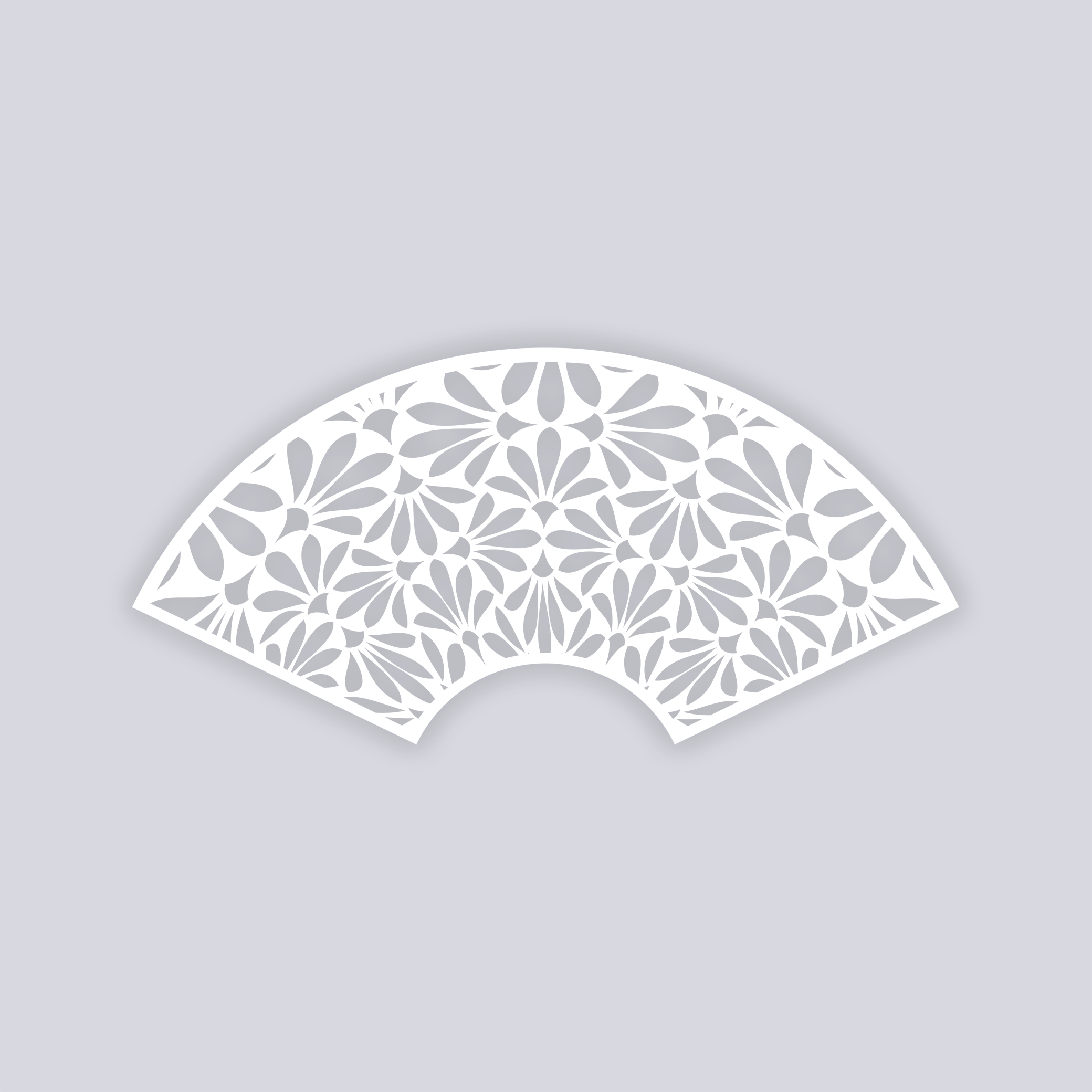 Peacock Lg Cup Clay Stencil