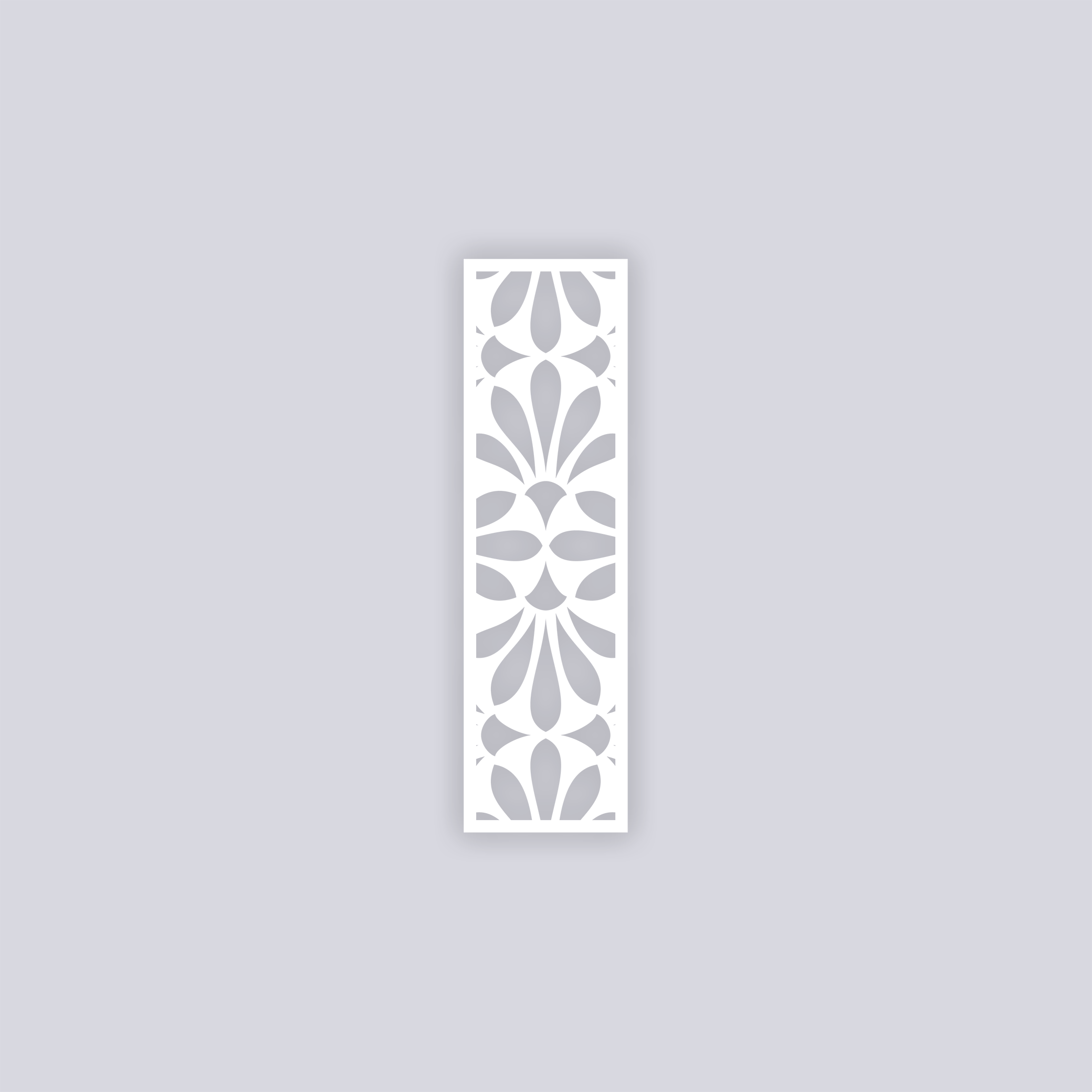 Peacock Rectangle Clay Stencil