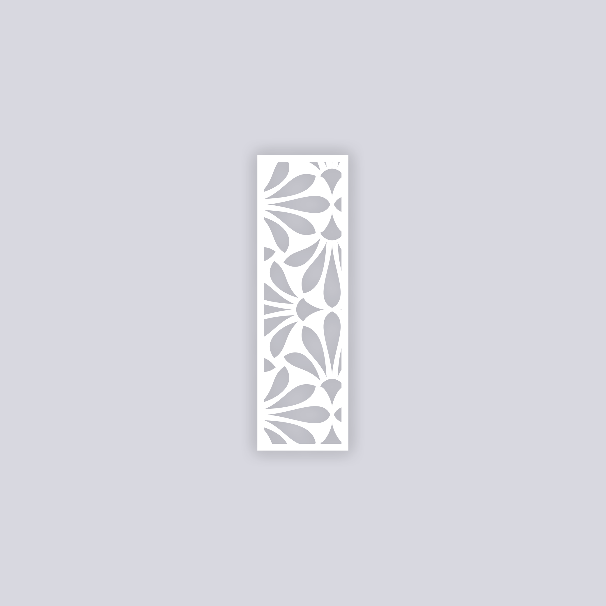 Peacock Rectangle Clay Stencil