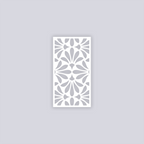 Peacock Rectangle Face Clay Stencil