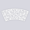 Retro Confetti Lg Cup Clay Stencil