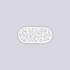 Retro Confetti Rounded Rectangle Face Clay Stencil