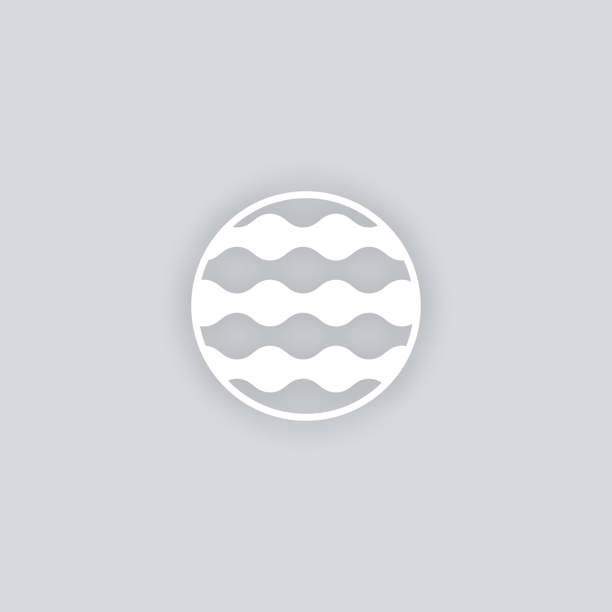 Ripple Effect Circle Clay Stencil