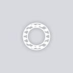 Ripple Effect Circle Rim Clay Stencil