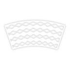 Ripple Effect Cups + Cones Clay Stencil