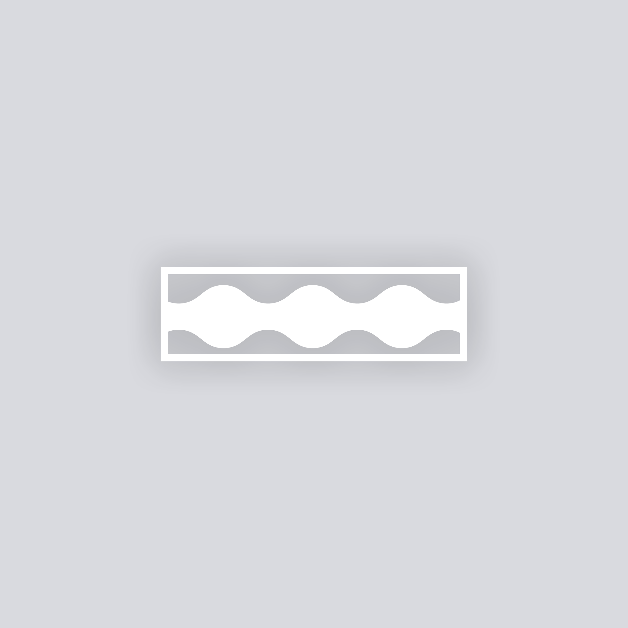 Ripple Effect Rectangle Clay Face Stencil