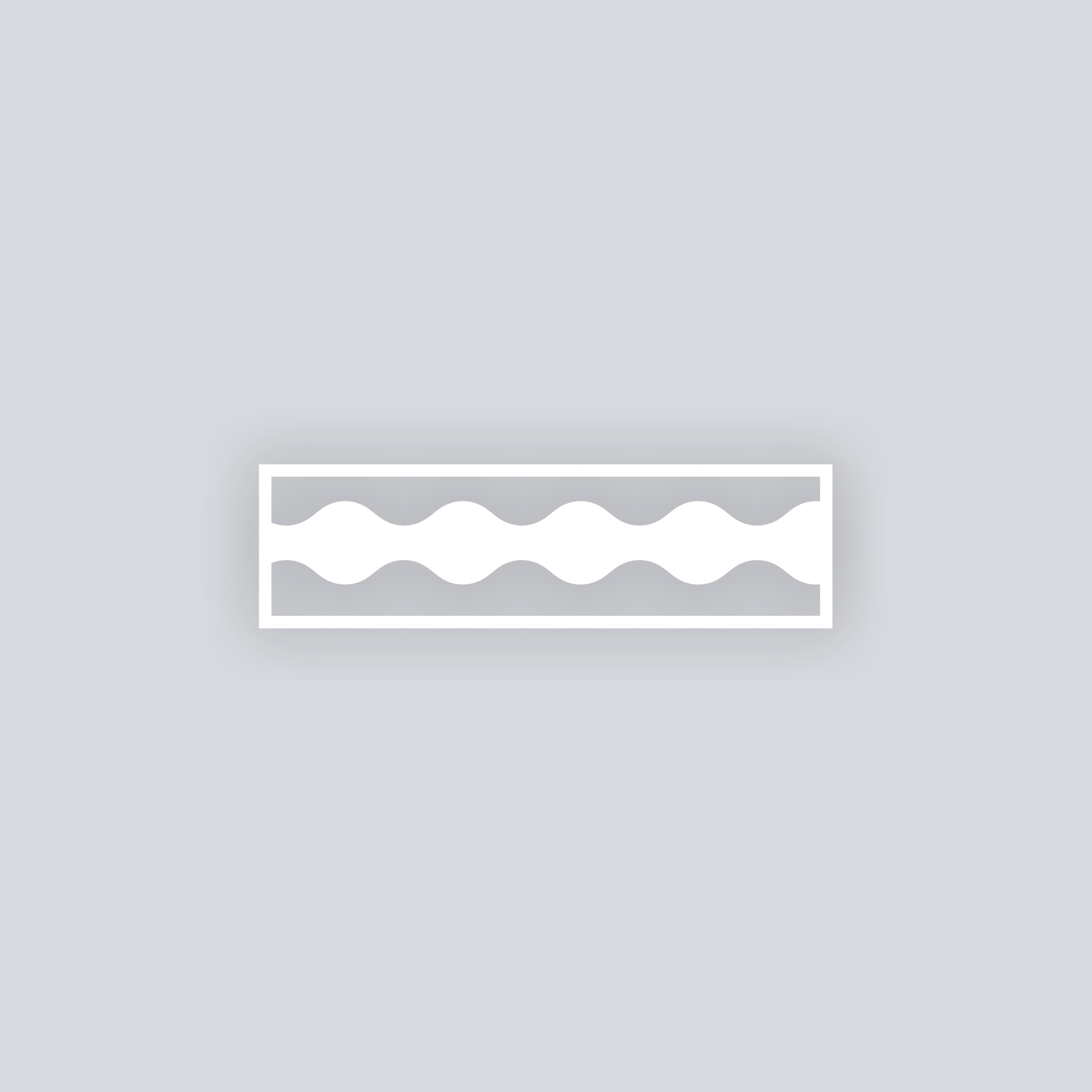 Ripple Effect Rectangle Clay Face Stencil