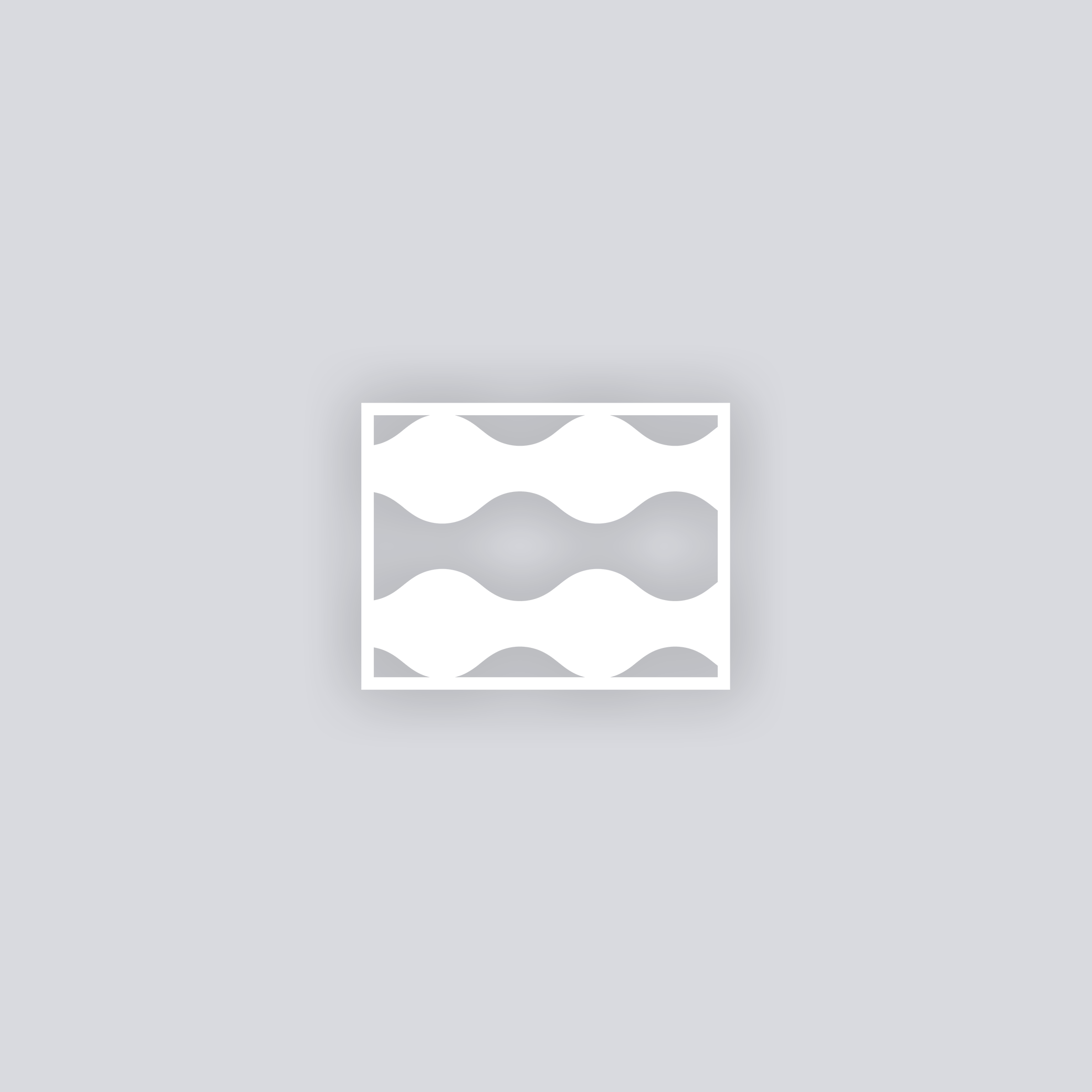 Ripple Effect Rectangle Clay Face Stencil