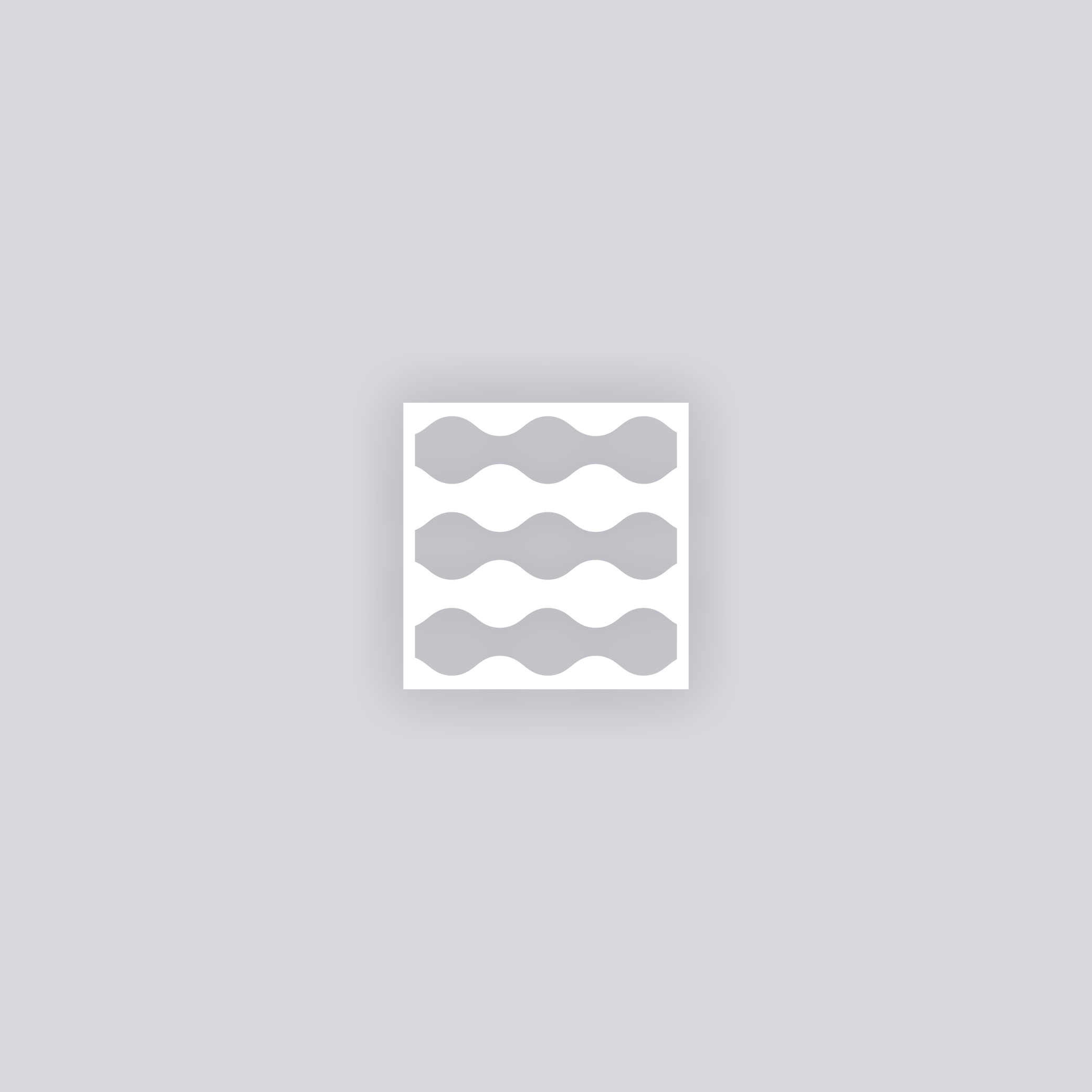 Ripple Effect Square Clay Stencil