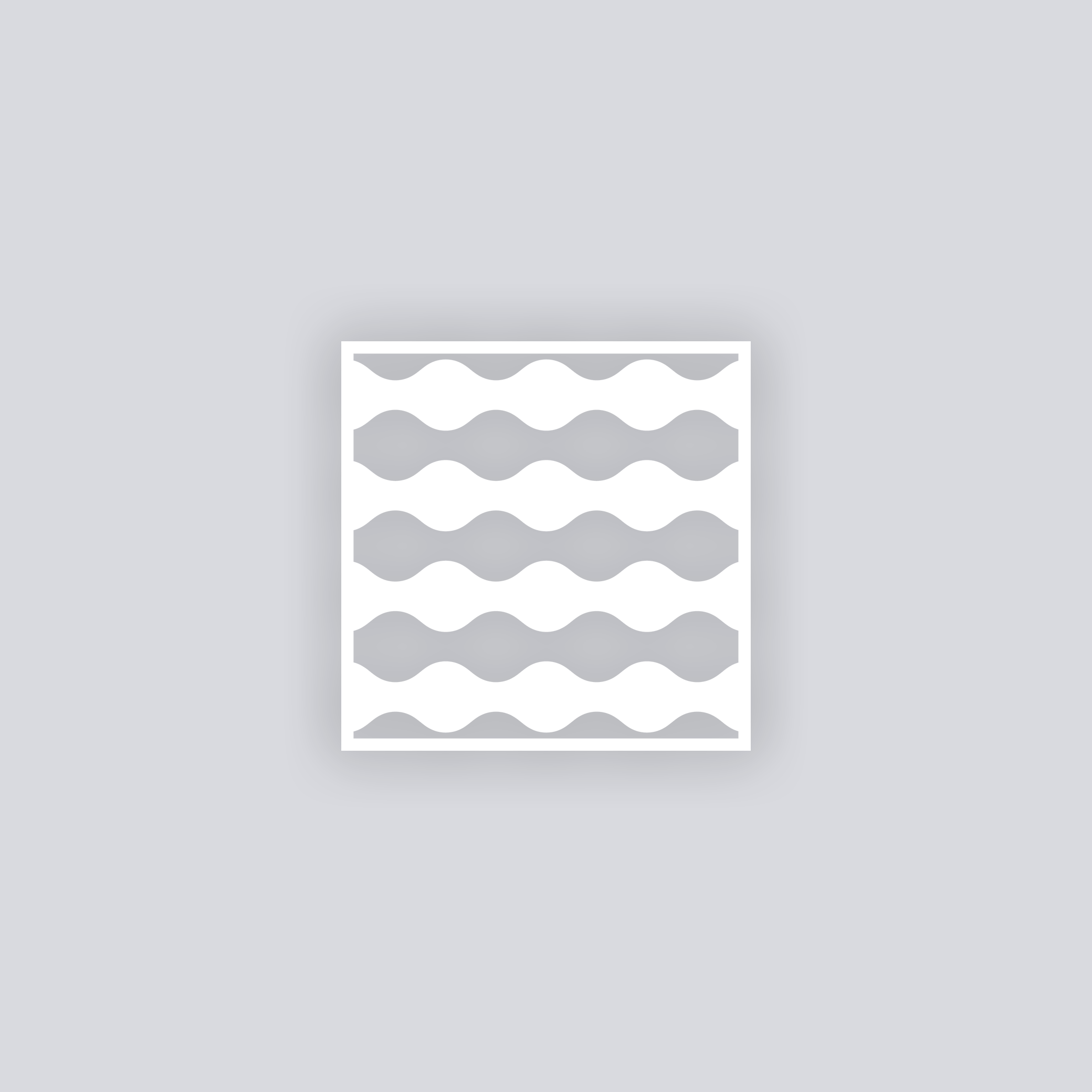 Ripple Effect Square Clay Stencil