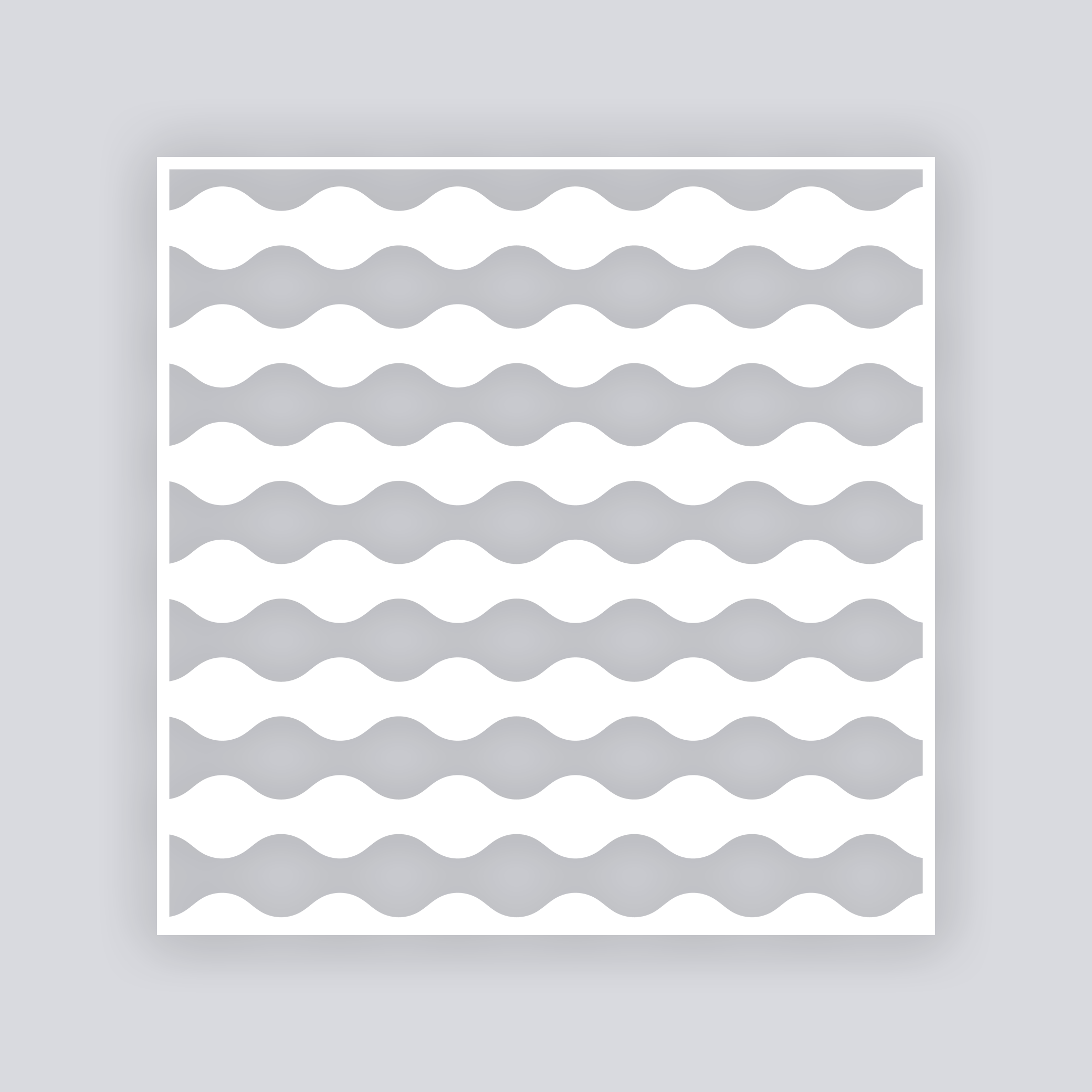 Ripple Effect Square Clay Stencil