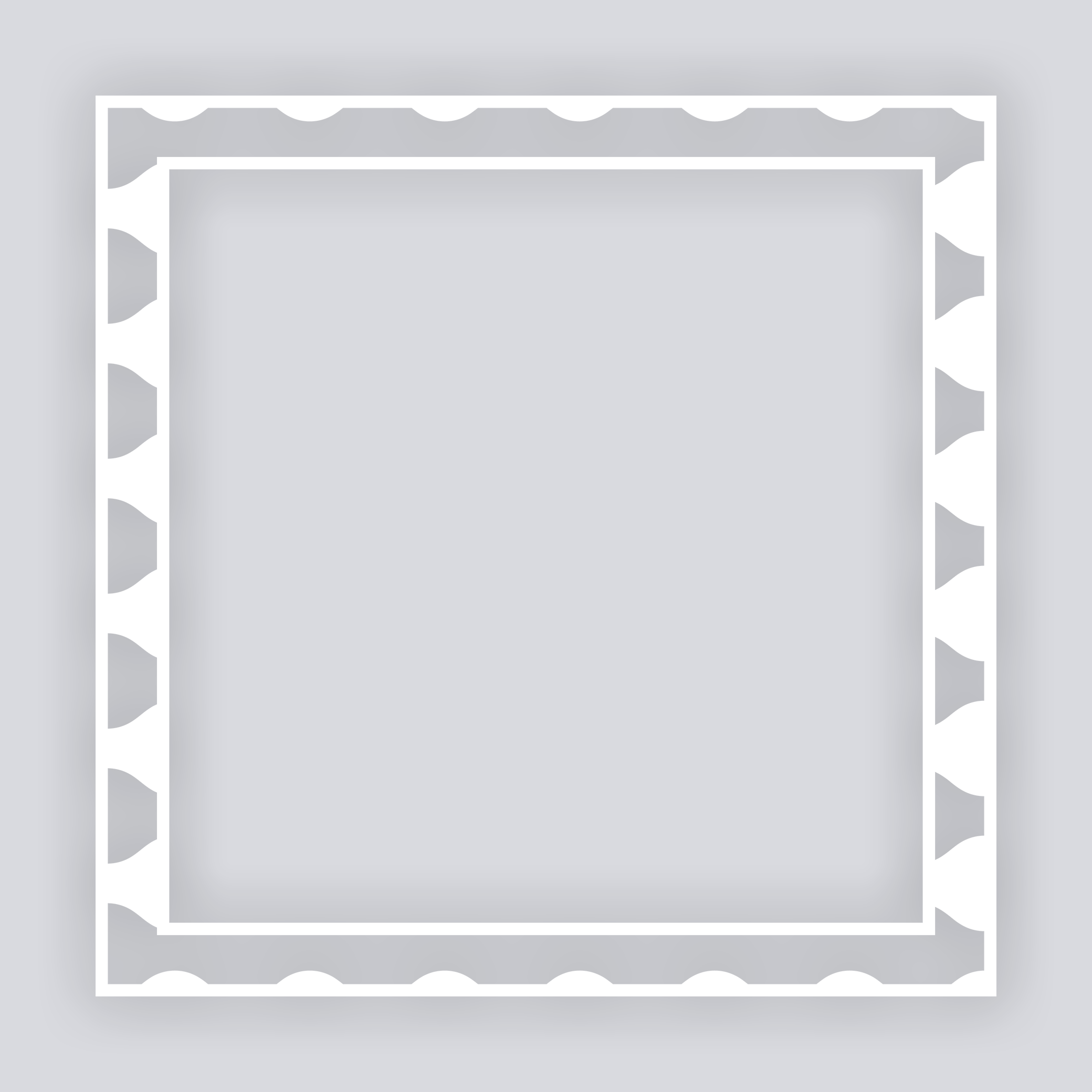 Ripple Effect Square Rim Clay Stencil