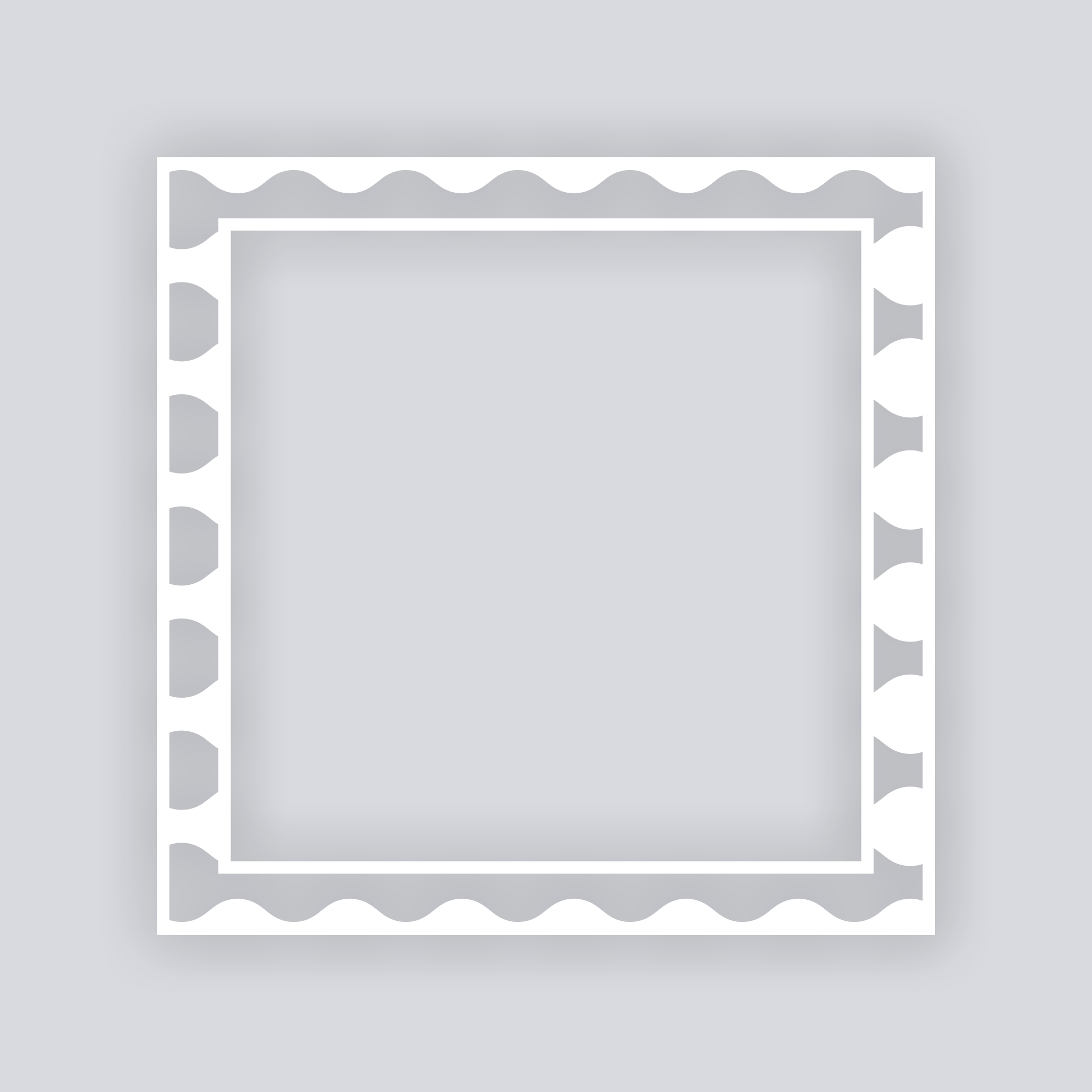 Ripple Effect Square Rim Clay Stencil