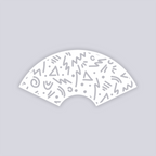 Roller Rink Lg Cup Clay Stencil