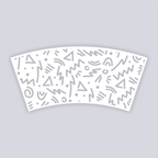 Roller Rink Lg Cup Clay Stencil