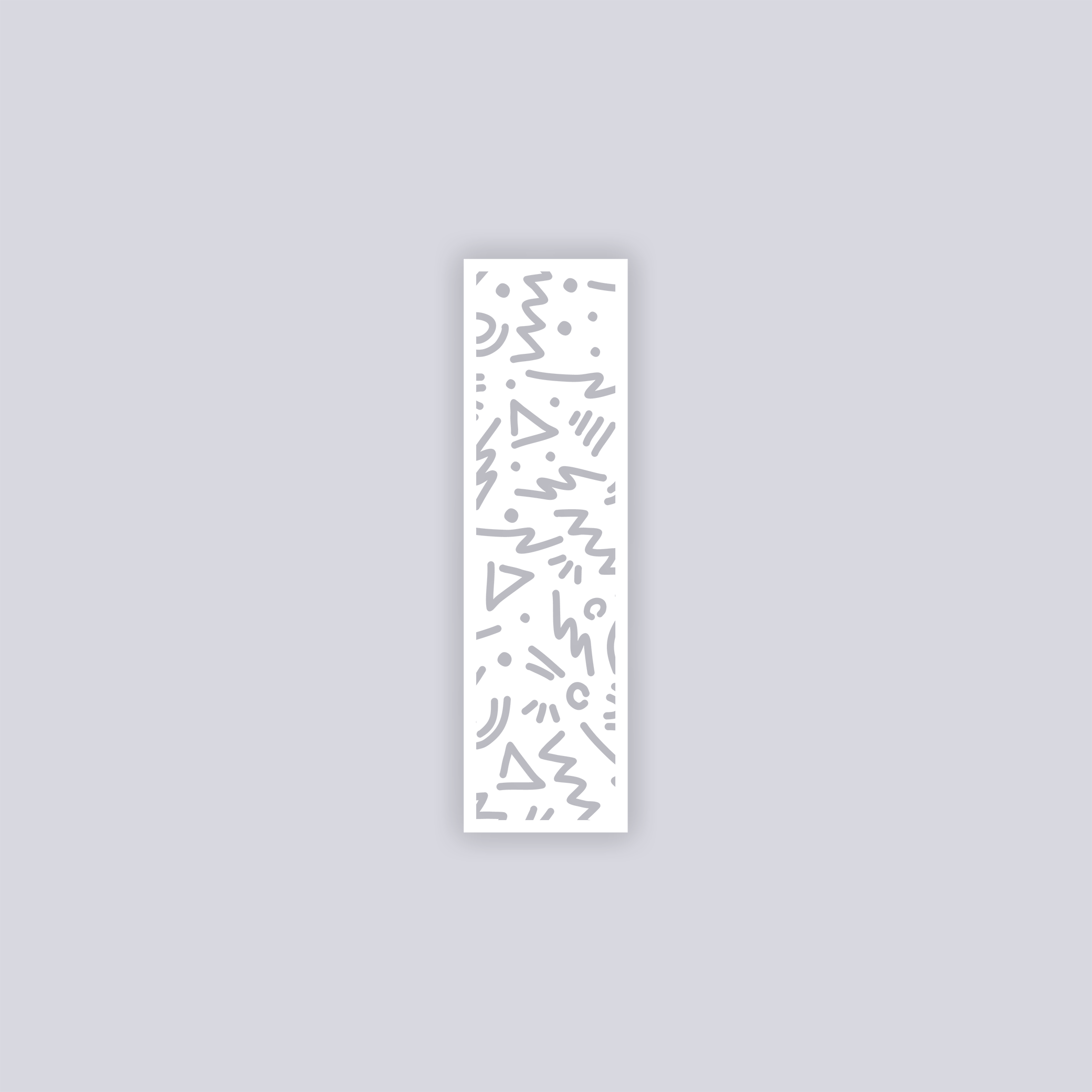 Roller Rink Rectangle Clay Stencil