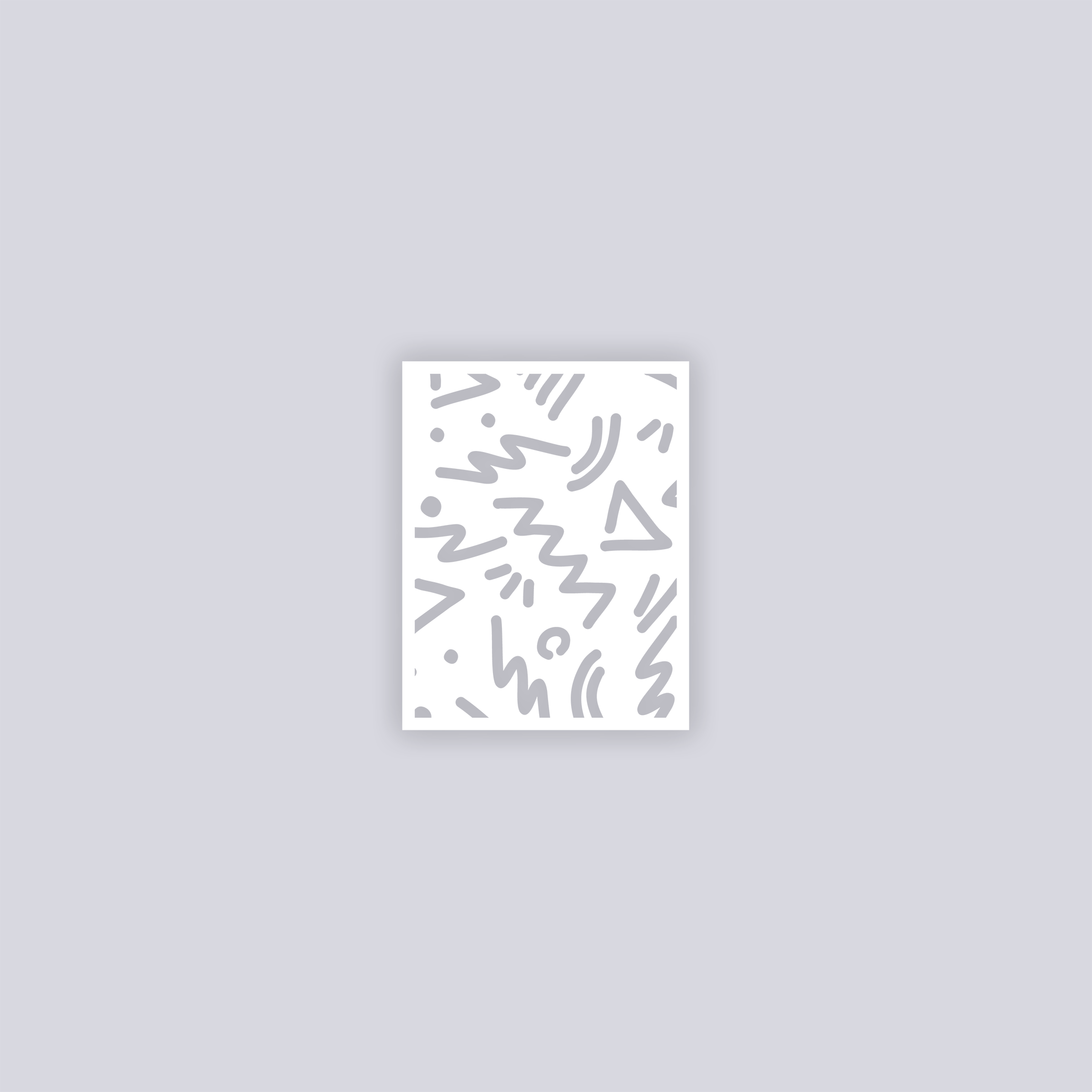Roller Rink Rectangle Clay Stencil