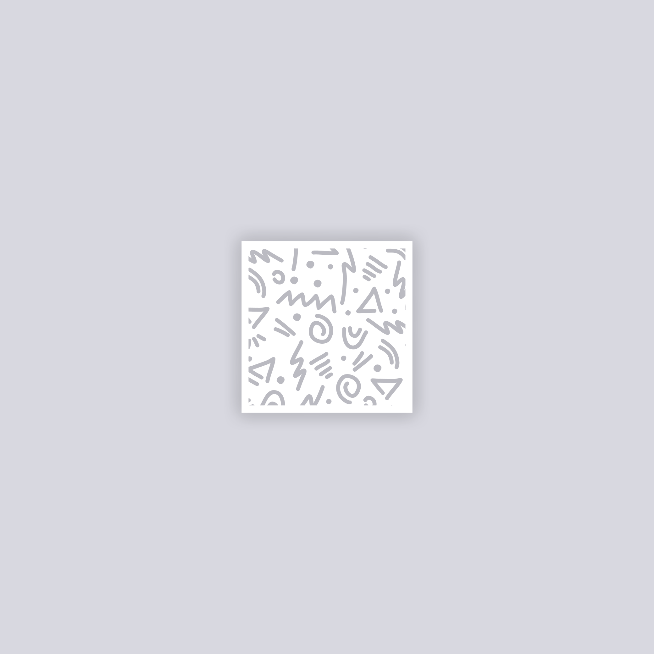 Roller Rink Square Clay Stencil