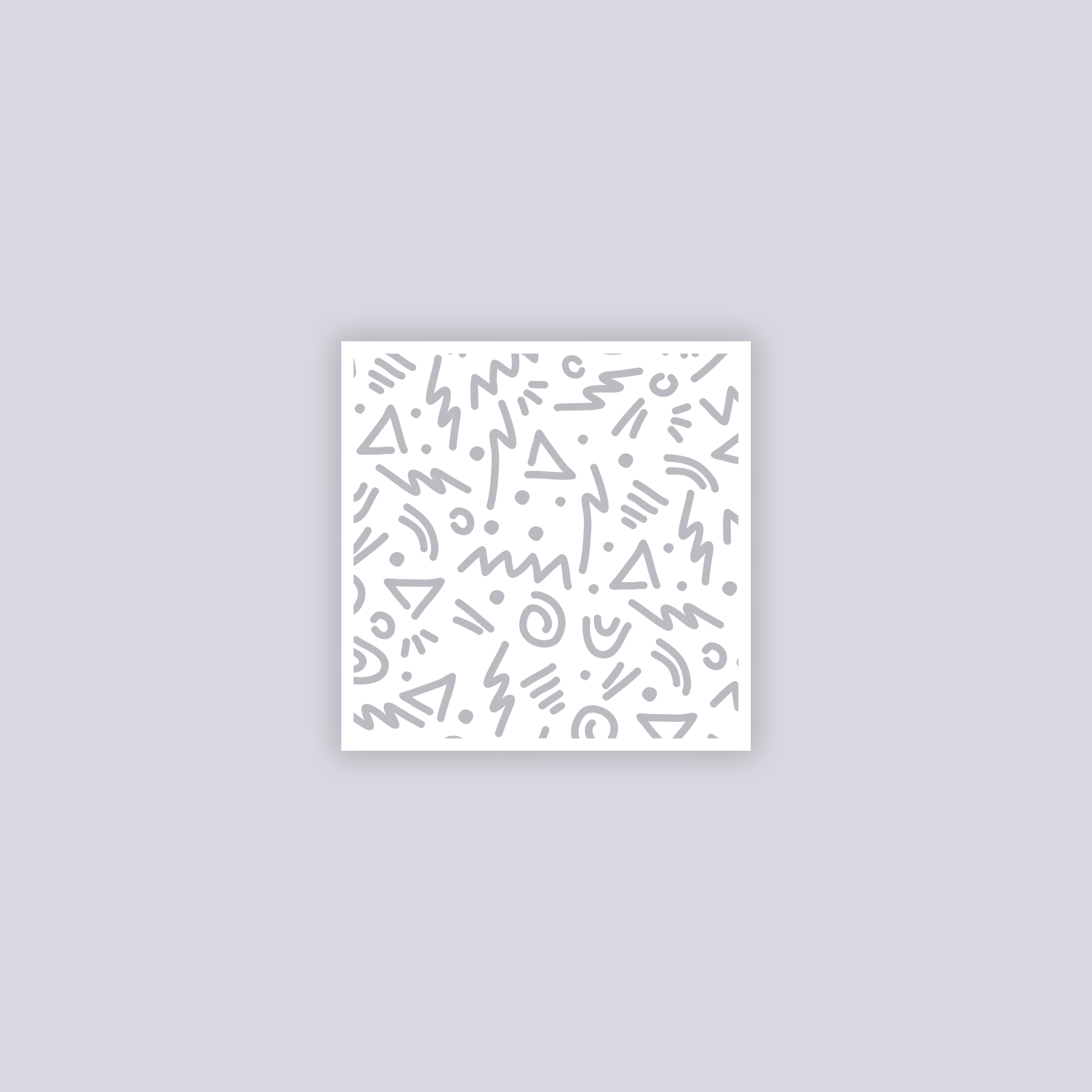 Roller Rink Square Clay Stencil