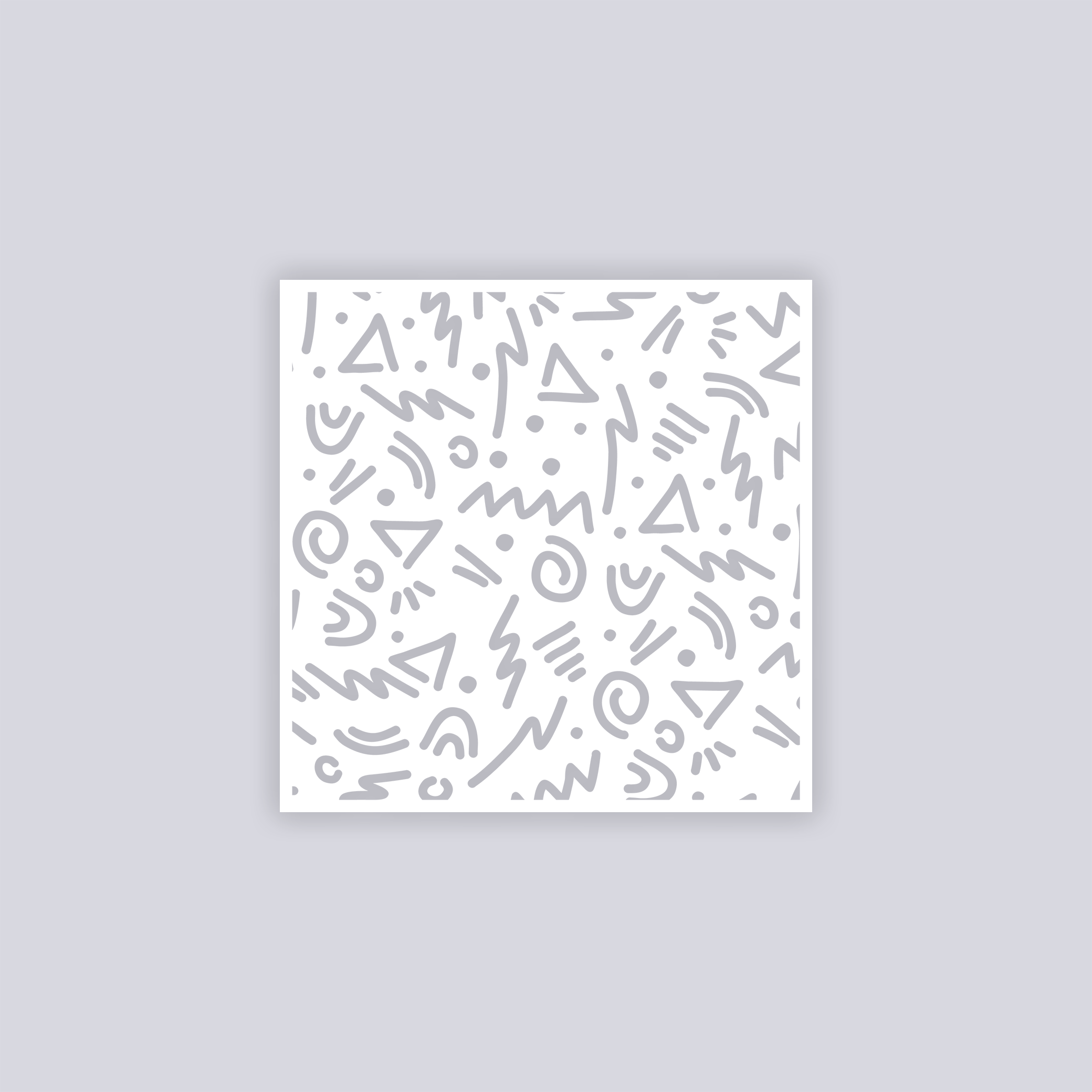 Roller Rink Square Clay Stencil