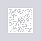 Roller Rink Square Clay Stencil