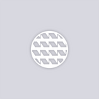 Sabertooth Circle Clay Stencil