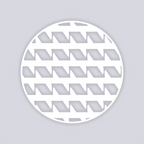 Sabertooth Circle Clay Stencil